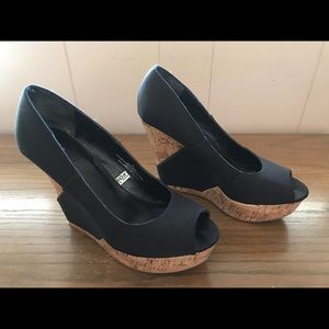 Platform, cork wedge.